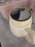 茶沿陶瓷马克杯喝水杯子咖啡杯情侣杯早餐杯茶杯男女 奶油镜面杯 实拍图