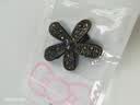 东义严选花朵发夹女鸭嘴夹满钻边夹侧边刘海发卡头饰中秋节礼物 实拍图