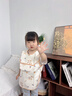 爱宝适儿童罩衣无袖款婴儿吃饭围兜防水耐脏宝宝画画衣反穿木马G036 实拍图