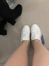 回力女鞋小白鞋女夏季新品女鞋网面运动板鞋女时尚百搭透气休闲鞋子女 皮面-0660白色 35 实拍图
