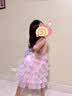 G.duck童装公主裙女童连衣裙夏季2026新款生日礼服儿童裙子tutu裙蓬蓬裙 F5215渐变翅膀蛋糕裙 90 尺码1~2岁【 80-90cm】 实拍图