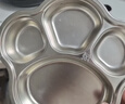 COOKSS儿童节礼物宝宝餐盘304不锈钢辅食分格餐盘 实拍图