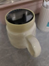 茶沿陶瓷马克杯喝水杯子咖啡杯情侣杯早餐杯茶杯男女 奶油镜面杯 实拍图