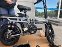 普莱德新国标折叠电动自行车 超长续航电动车 铝合金代驾车 锂电池助力男女通用成人电瓶车 代步电单车 避震顶配-22减震-进口级电芯-纯电约40km 实拍图