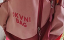 星昔双肩包女学生小号背包春游徒步登山包研学旅行小背包轻便儿童书包 双肩包粉色（单包无挂件） 实拍图