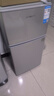 华宝小冰箱小型家用出租房用冷藏冷冻两用一级能效节能省电迷你宿舍寝室办公室二门电冰箱 【一级能效】102L银色【全国联保】 实拍图