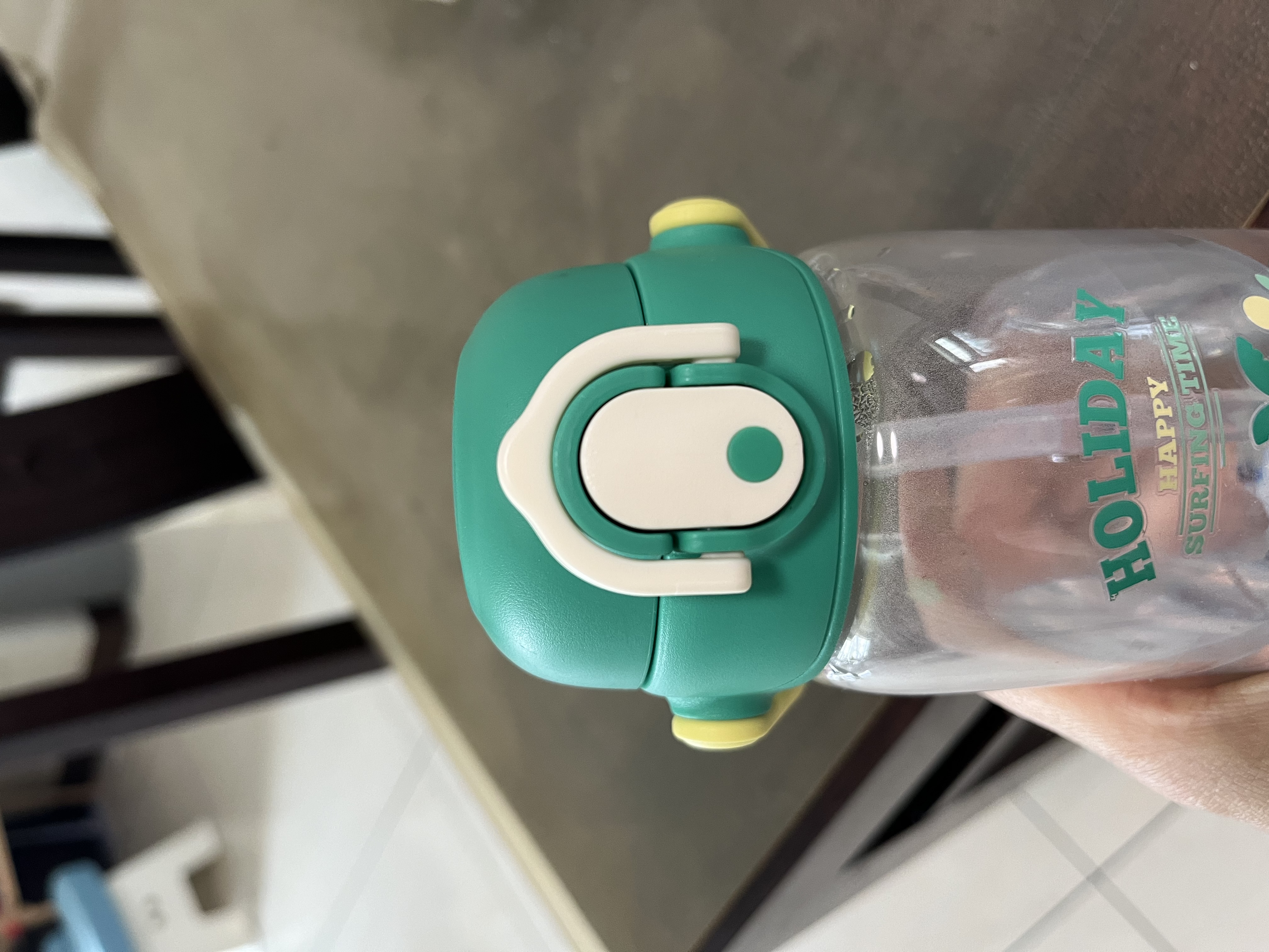 膳魔师（THERMOS）【超头同款】儿童学生杯Tritan大容量带卡扣幼儿园吸管可插书包 实拍图