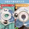 鲸保婴儿游泳圈0-12个月脖圈 新生儿游泳圈宝宝洗澡颈圈K5012蓝色大码 实拍图