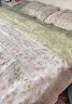 无印良品一次性床品四件套床单被罩枕套隔脏加厚免洗出差便携旅行白绿*3套 实拍图