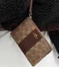 蔻驰（COACH）【品牌直供】女士小号手拿包手腕包棕色CW854礼物 实拍图
