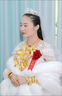 18-喜妈冬新娘仿狐狸毛披肩婚纱披风礼服旗袍皮草斗篷外套白色女 白色（豪华版） 均码（不分大小） 实拍图
