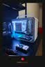 方糖机械大师  酷方 C28脉冲 兼容 MATX/ITX主板机箱  240水冷/仅支持SFX/L电源， 风冷散热/支持ATX14cm电源 极地白 官方标配 实拍图