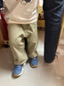 嘟嘟家儿童裤子夏装男童防蚊裤夏季宝宝休闲长裤女童透气网眼童裤潮童装 军绿色 100 实拍图