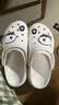卡骆驰（CROCS）厚底云朵洞洞鞋户外休闲时尚一脚蹬沙滩鞋拖鞋 206750 206750-100 34 -35 实拍图