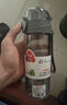 希乐（cille）塑料水杯tritan男女学生大容量便携户外运动健身随手杯子灰600ml 实拍图