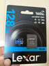 雷克沙（Lexar）128GB TF（MicroSD）存储卡 V30 A2 读160MB/s 游戏机平板行车监控录像内存卡 4K超清拍摄（BLUE） 实拍图