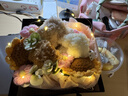 三彩熊小狗向日葵玩偶永生花束端午节毕业季女生生日礼物送女朋友闺蜜 实拍图