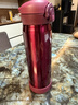 膳魔师（THERMOS）保温杯500毫升男女大容量316不锈钢学生儿童保冷水杯TCMO-500S RD 实拍图