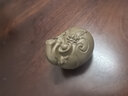 京东京造 宜兴紫砂茶宠 茶台桌摆件可养功夫茶具 段泥 袋袋有福  实拍图