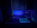 雷蛇（Razer）烈焰神虫V2专业版鼠标垫 RGB幻彩 细致纹理 防滑橡胶底面 黑 实拍图