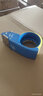 得力封箱器透明胶带切割器6cm大号物流打包器纸箱封口手握胶带机4.8cm胶带切割机 【适用4.8cm胶带】金属封箱器-蓝色 实拍图