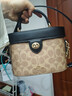 蔻驰（COACH）【品牌直供】奢侈品女包KAY盒子包斜挎包棕CBQ35 520礼物送女友 实拍图