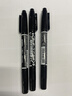 斑马牌（ZEBRA）YYTS5黑色油性记号笔粗细双头速干笔学生美术绘图画勾线签字笔高颜值办公文具 3支 实拍图