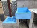沃特浦鱼池屋顶防水涂料补漏材料水池专用卫生间漏水胶防漏王长期泡水漆 【蓝色】 4斤 环保+送2斤打底胶 实拍图