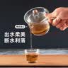 NITORI宜得利家居 泡茶家用加厚咖啡过滤耐热玻璃日式单柄茶壶 实拍图