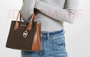 MICHAEL KORS520礼物轻奢MK女包MERCER手提斜挎风琴包中号深棕/橡果棕 实拍图