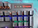 雷柏（Rapoo）V500PRO 有线背光机械键盘 104键全尺寸游戏电竞笔记本电脑多媒体办公吃鸡全键无冲键盘 红轴 实拍图