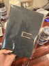 得力（deli）25K/128张单本羊巴皮笔记本加厚皮面本记事本日记本黑BP149 实拍图