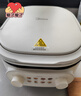 美的（Midea）电饼铛 电饼档家用上下可拆 电蒸锅煮锅火锅 煎饼烙饼锅 0氟钛陶早餐机75mm双旋火力可调 JKC2875 实拍图