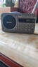 山水（SANSUI）M31老人收音机老年人充电插卡音乐播放器迷你小音箱便携式随身听FM调频广播音响蓝牙音箱 灰色 实拍图