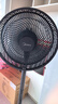 美的（Midea）【超级单品】七叶轻音立式电风扇家用柔风落地扇台式桌面小型风扇大风量节能摇头宿舍电扇 SAF30AB 实拍图