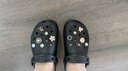 卡骆驰（CROCS）白鹿同款经典云朵洞洞鞋时尚百搭女鞋花园鞋沙滩鞋|206750 黑色-001(含智必星) 38 (240mm) 晒单实拍图