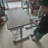 得力（deli）KF503-L儿童学习桌椅 学校课桌椅学生家用写字桌作业椅可升降(灰) 实拍图