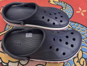 卡骆驰（CROCS）贝雅卡骆班洞洞鞋轻便耐磨一脚蹬休闲鞋女鞋时尚沙滩鞋|205089 深蓝/辣椒红-4CC 41 /42(260mm) 实拍图