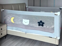 丸丫K2婴儿床围栏宝宝防摔防护栏床护床边栏档板免打孔斜床头专用三面 实拍图