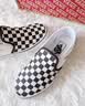 VANS范斯官方 经典款Slip-On经典一脚蹬鞋帆布鞋 黑白棋盘格 36.5 实拍图