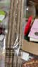 拾画原木鸡翅木加长火锅筷子公筷 家用酒店无漆无蜡筷子2双装32cm 实拍图