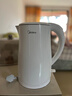 美的（Midea）电热水壶烧水壶1.7L304不锈钢0涂层双层隔热自动断电1500W养生冲奶 MK-SH17M130【价保618】 实拍图