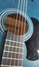 维卡斯（WEIKASI）民谣吉他初学者木吉他单板新手入门练习琴guitar吉它学生男女乐器 38英寸化蓝色+礼包【初学推荐】 实拍图