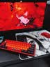 Wooting60hev2 满改 客制化 电竞游戏外设 瓦罗兰特 CSGO 无畏契约 全新磁轴键盘 可代写贺卡 送礼物 满改60HE v2【黑雾透】 有线连接61键 实拍图