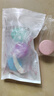 美肤语面霜分装瓶4件组合 彩盖化妆品分装盒旅行眼霜透明便携空盒MF8557 实拍图