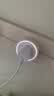 飞利浦（PHILIPS）明装轨道插座配件 环形氛围灯可移动墙壁旋转开关插座电力导轨插排插板插线板5孔插座适配器奶金色 实拍图