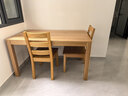 源氏木语实木餐桌小户型饭桌现代简约长方形餐桌椅家用长桌办公台 【4】1.4米餐桌 实拍图