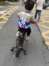 奥仕龙 儿童自行车3-4-5-6-7-8岁小孩单车宝宝脚踏单车男女孩小学生童车 【升级款蓝】旗舰版+加宽闪光轮 18寸 适合110-130cm 实拍图