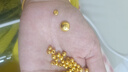 罗威宝格金珠转运珠黄金串珠999足金硬金小金珠金豆隔珠圆珠单颗DIY金配件 4毫米直径古法约0.04g支持多退少补 实拍图
