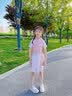 羽克儿童泳衣女孩2026新款中大童连体游泳衣女童学生专业训练游泳装备 少女粉（配套内置底裤） S码【建议身高130—140cm】 实拍图